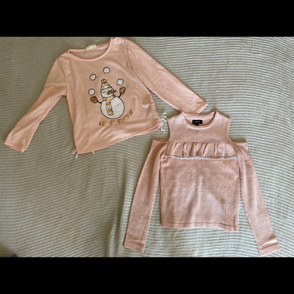 Girls Pink Sweaters